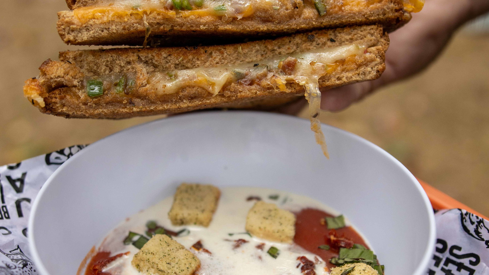 Image of Grilled Cheese and Tomato Soup