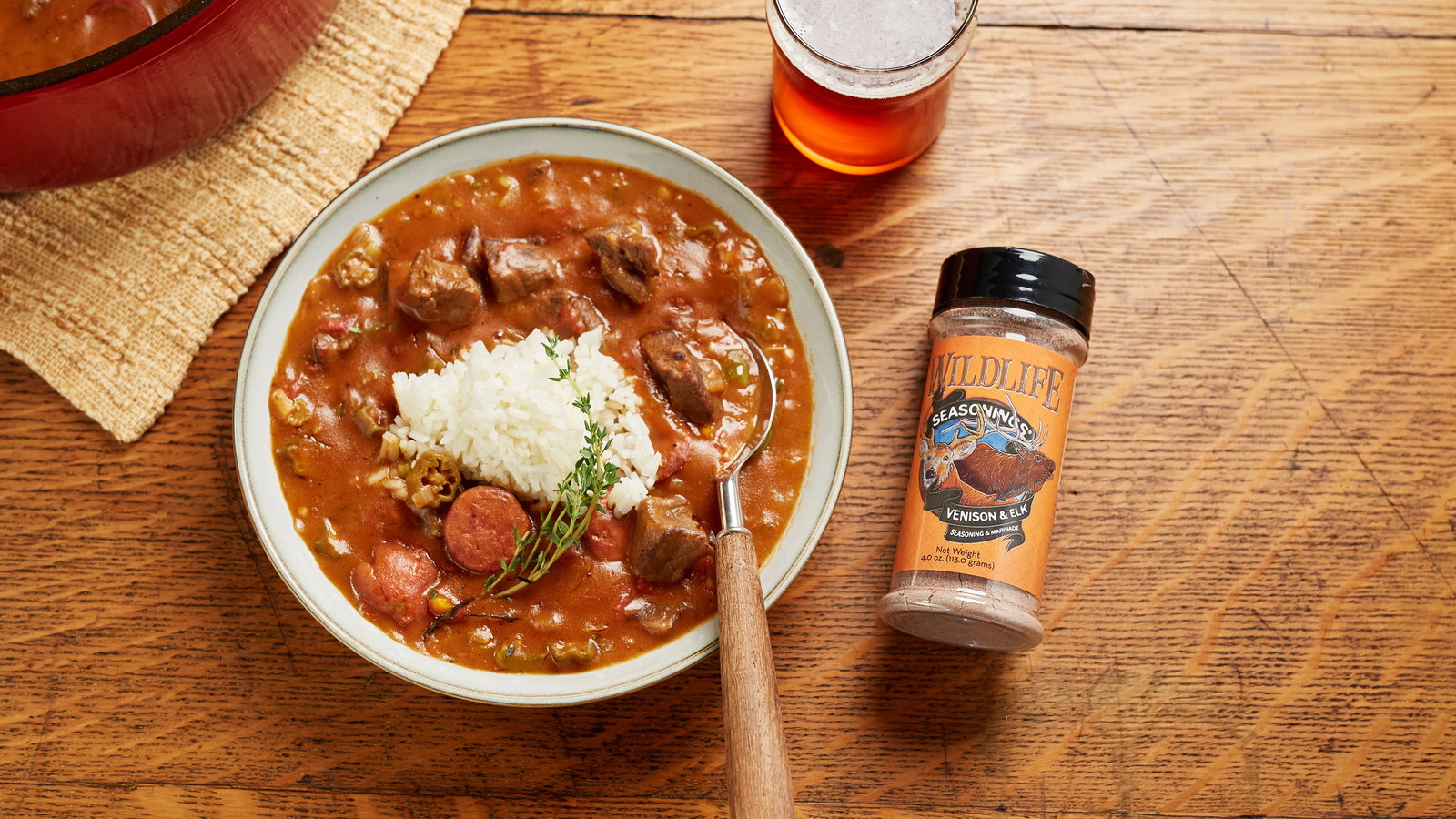 Image of Campfire Venison Gumbo