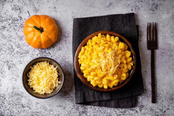 Image of Butternut Squash Mac & Cheese AKA “Cobwebs & Bats”