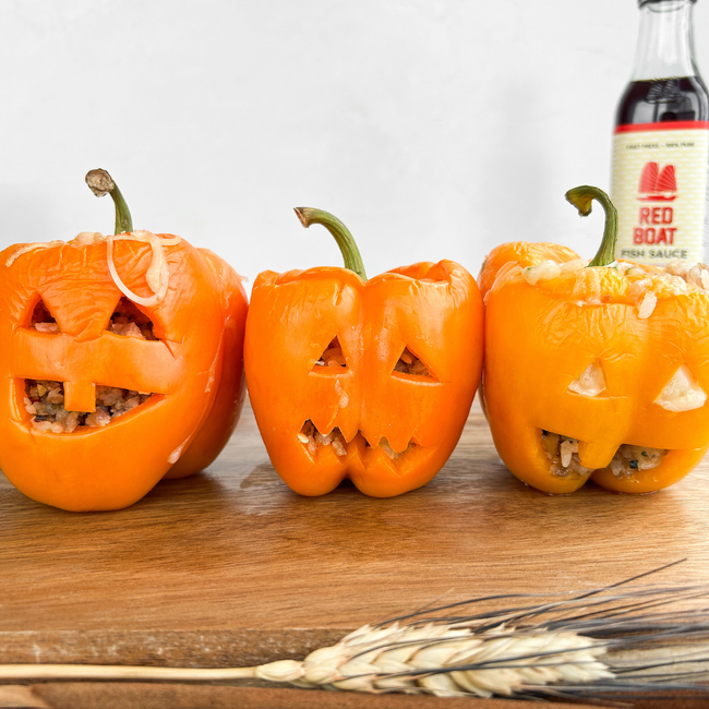 Image of Halloween Stuffed Peppers