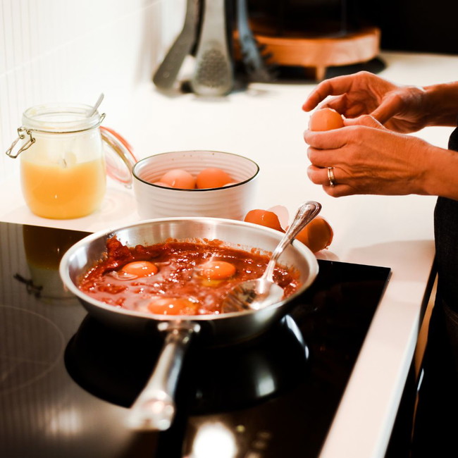 Image of Smokin' Saucy Baked Eggs 