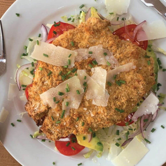 Image of Keto Friendly Chicken Milanese Recipe