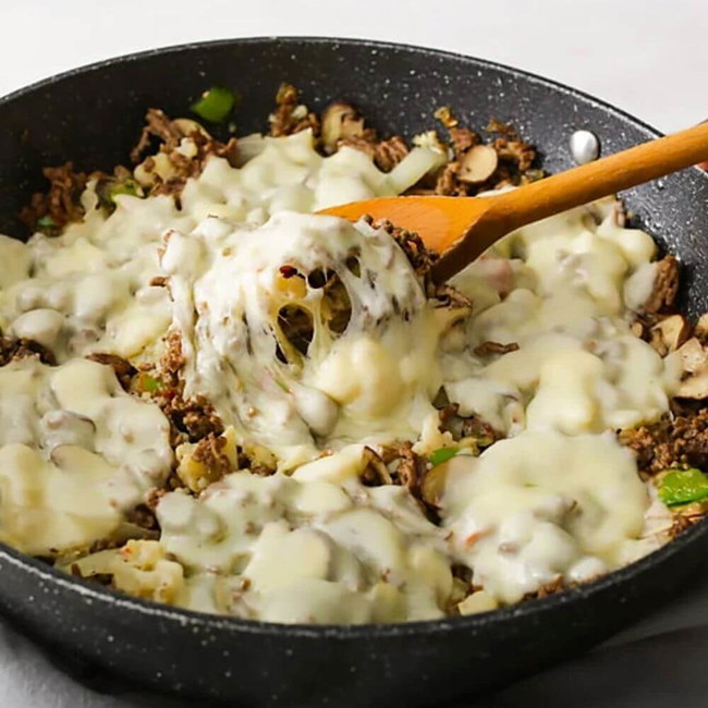 Image of Keto Philly Cheesesteak Skillet Recipe