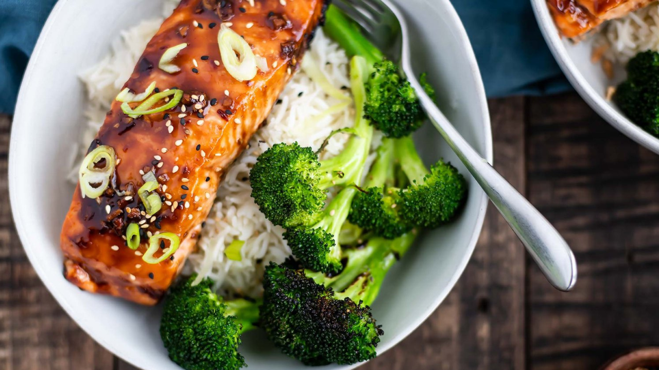 Image of Sheet Pan Salmon & Broccoli