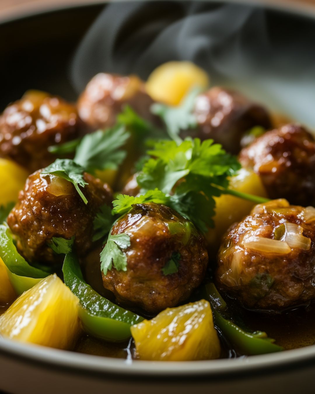 Hawaiian Meatballs - Korat Al-Laham Min Hawaii