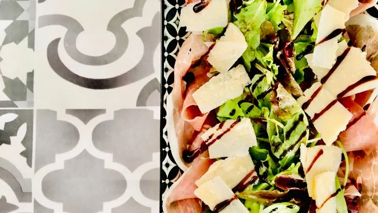 Image of Prosciutto di Parma, fresh Arugula, & Grana Padano Salad Recipe – Timperio