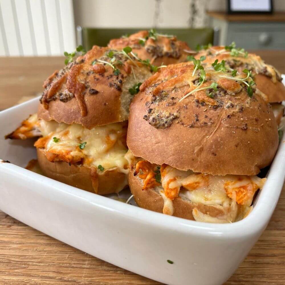 Keto Rolls Baked with Chicken and Cheese Recipe