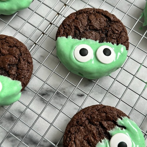 Image of How to Make Friendly Frankenstein Cookies for Halloween