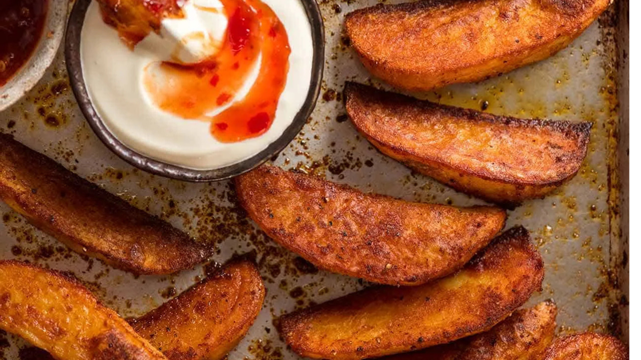 Image of Crispy BBQ Potato Wedges