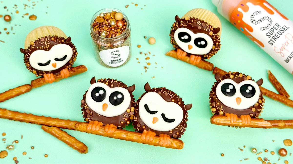 Knuffelende uilenmuffins