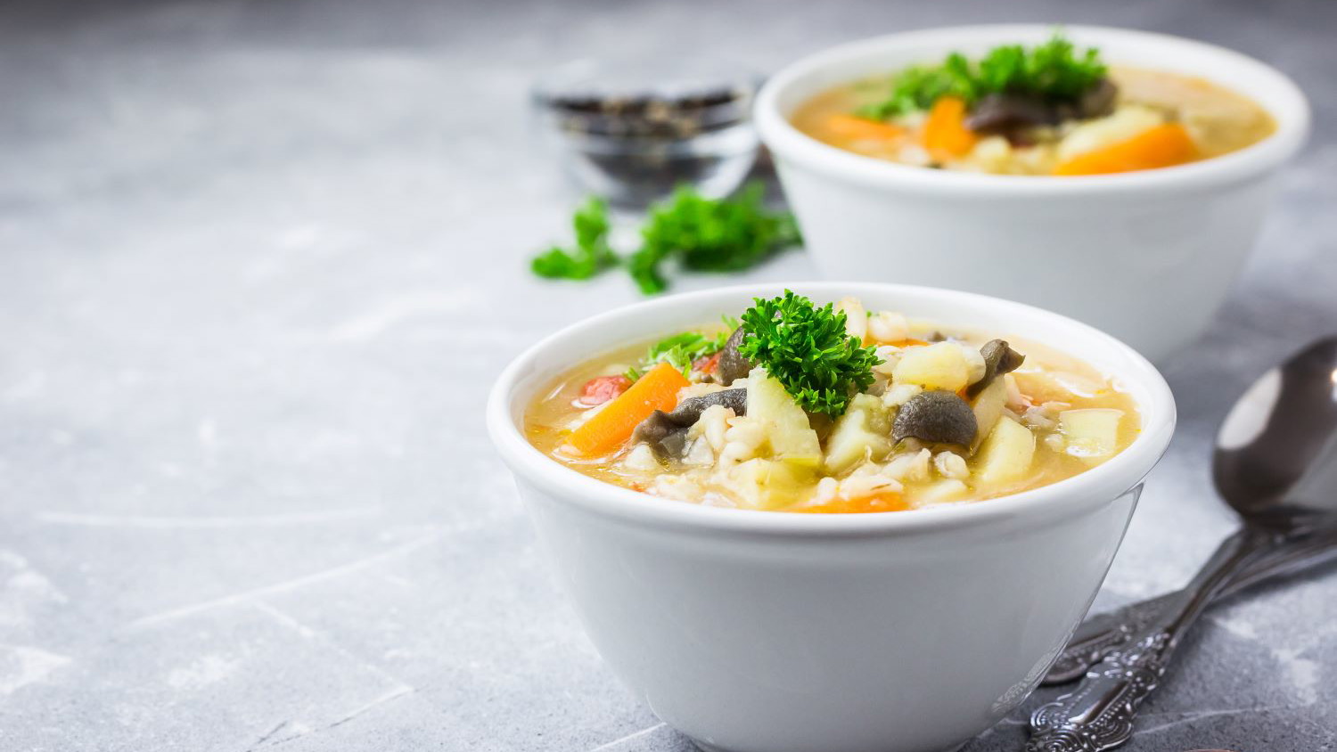 Image of Turkey & Vegetable Barley Soup Recipe