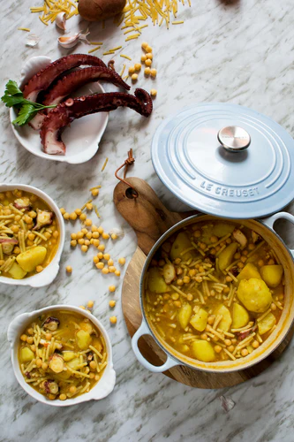 Canarian octopus stew