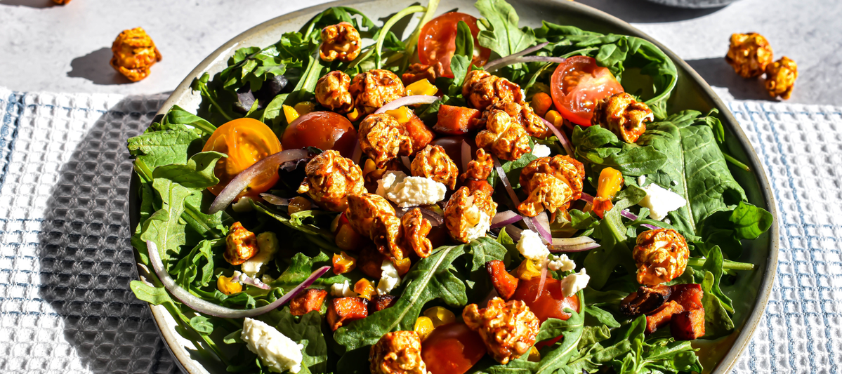 BBQ Joy Popcorn Salad 