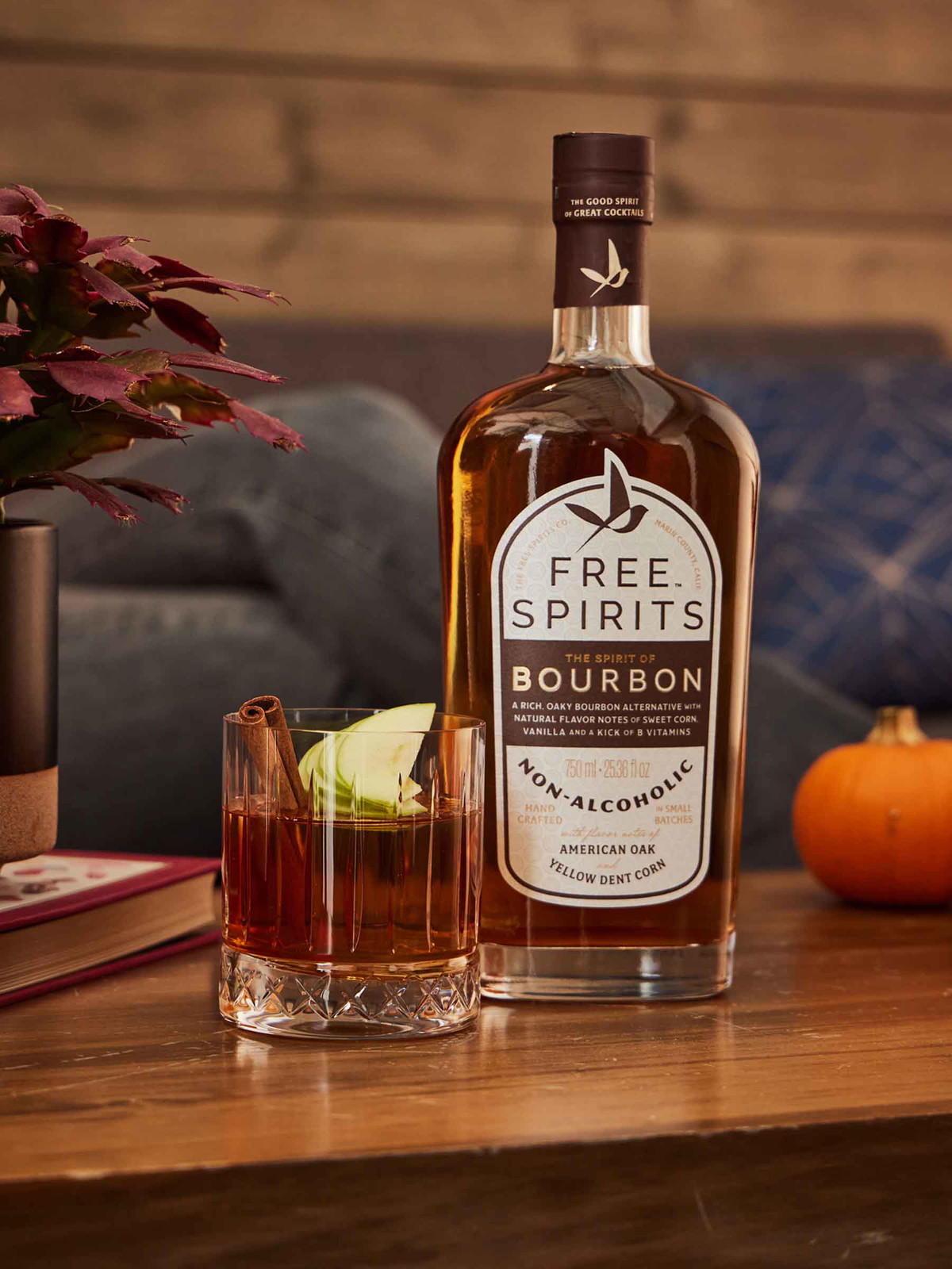 Maple Apple Old Fashioned (Non-Alcoholic)
