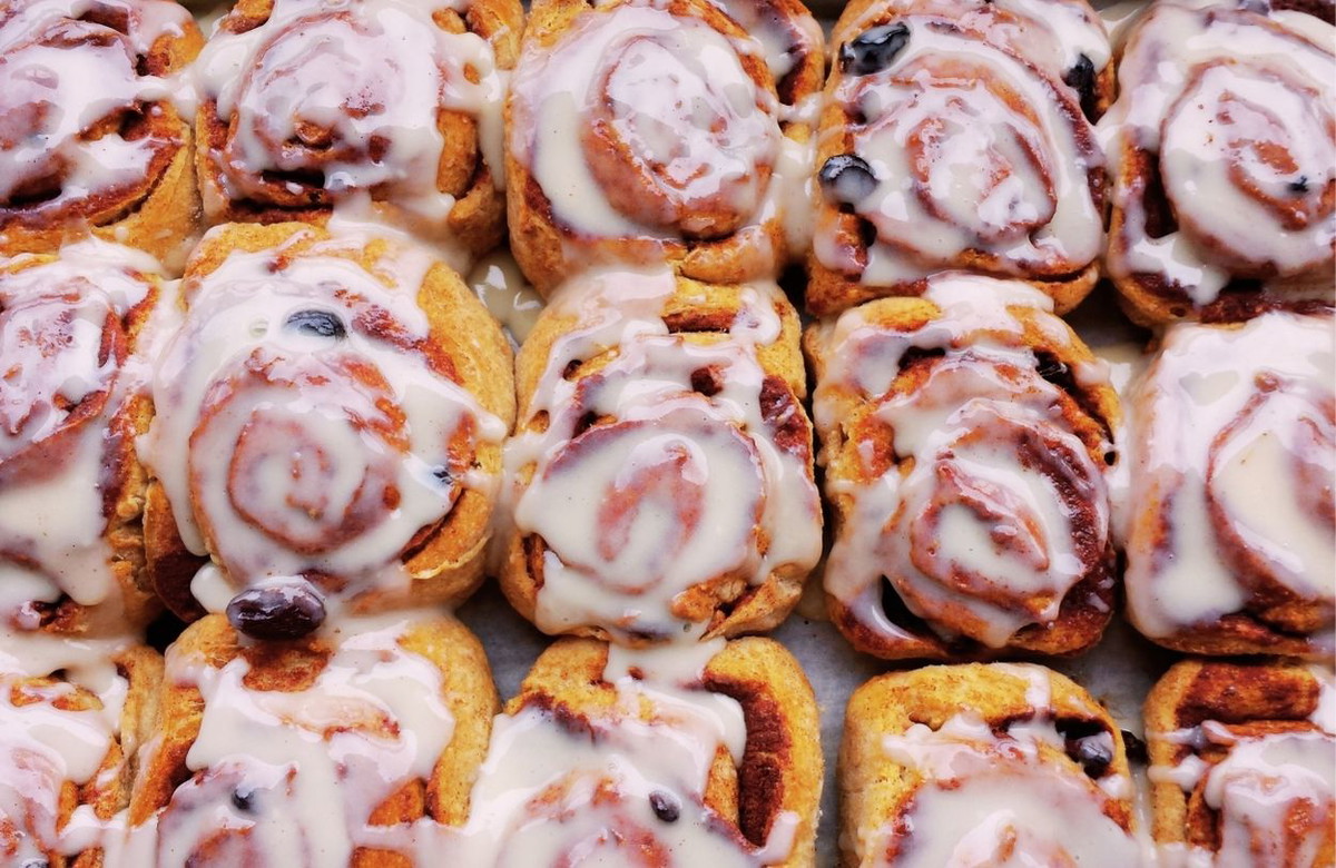 Moist cinnamon buns