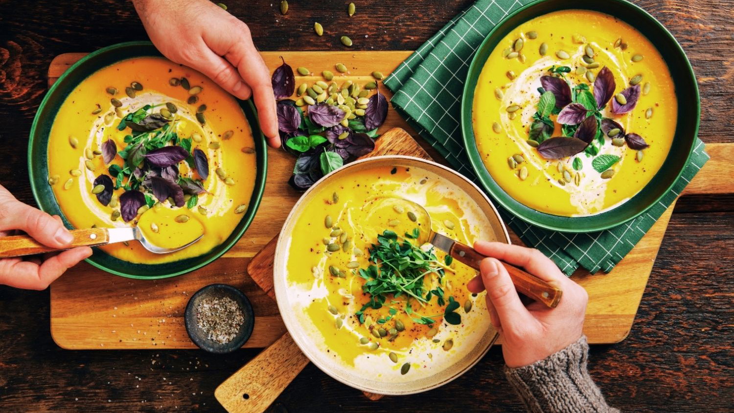Image of Creamy coconut pumpkin soup