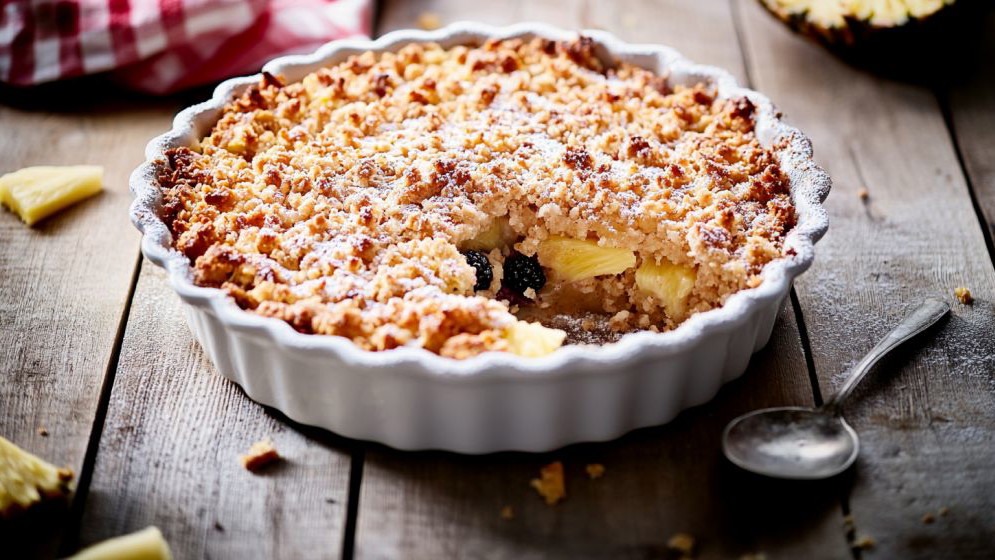 Image of Kokos Crumble mit Ananas