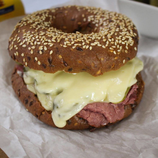 Image of New York Deli Style Low Carb Bagel Recipe