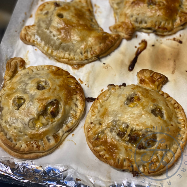 Image of Halloween Cheeseburger Pies