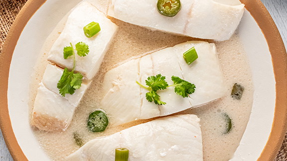 Image of Coconut Lime Poached Halibut