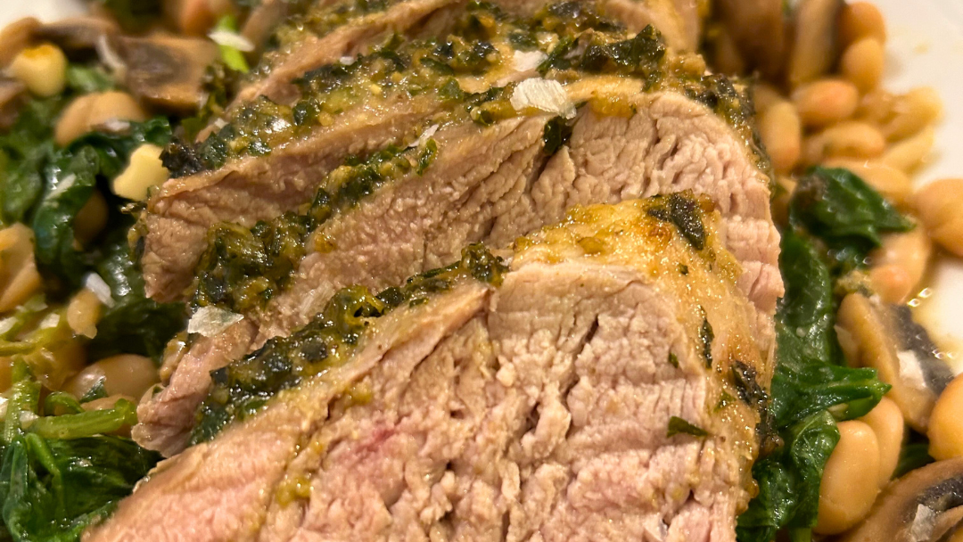 Image of Tuscan Herb Crusted Pork Tenderloin