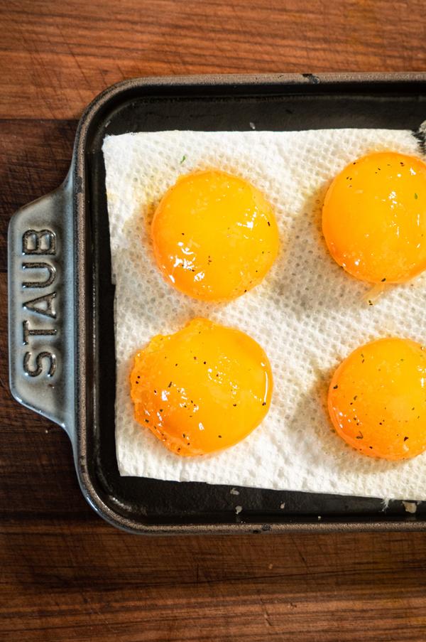 Truffle Parmesan Cured Egg Yolk