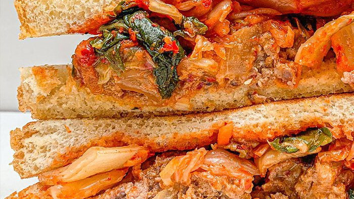 Image of Korean BBQ Meatloaf + Sandwich