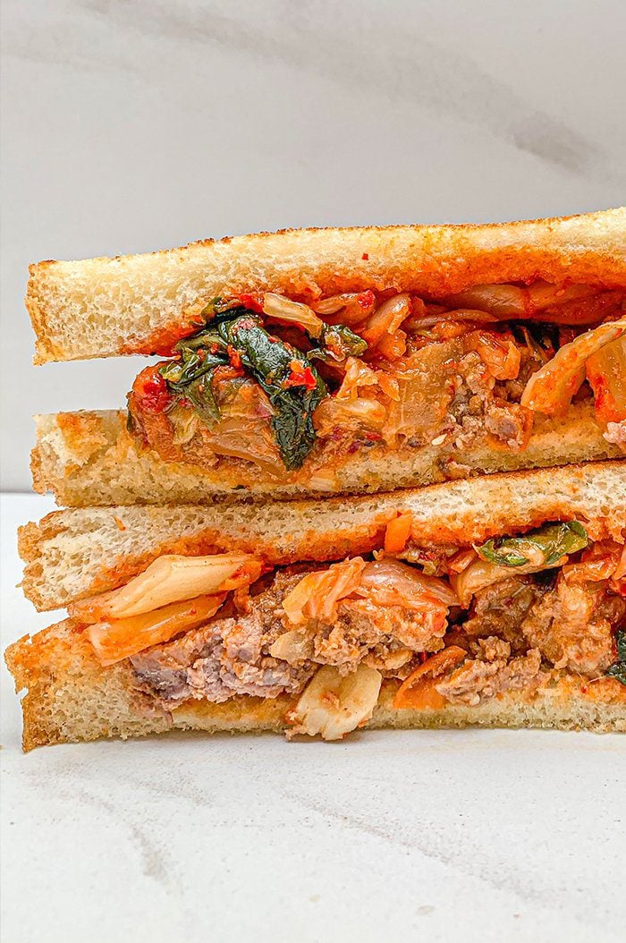Korean BBQ Meatloaf Sandwich