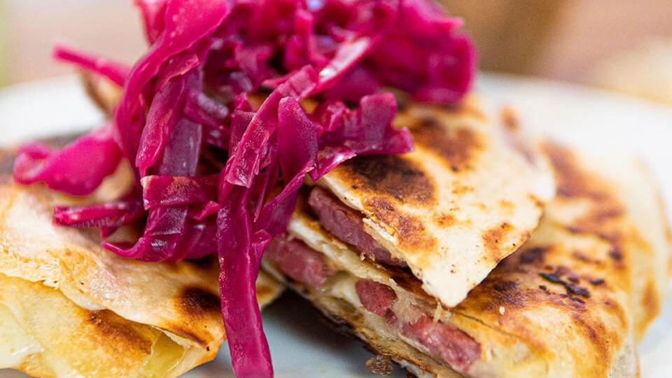 Image of Corned Beef Quesadillas Recipe