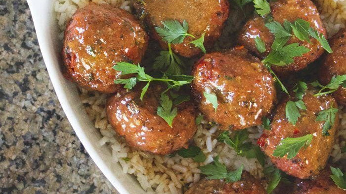 Image of Raspberry Chipotle Meatballs