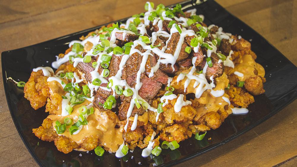 Achiote Carne Asada Tater Totchos