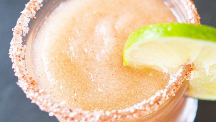 Image of Lime Salt Rimmed Strawberry Margarita