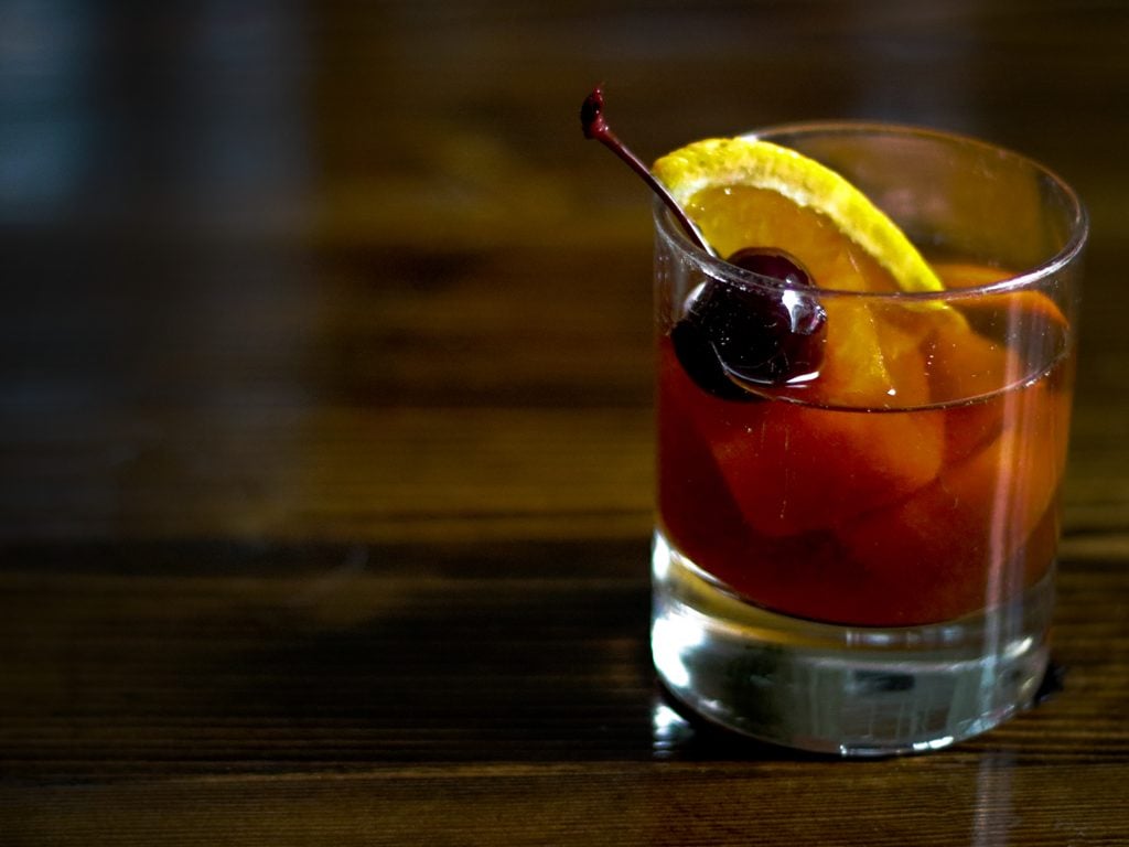Smoky Honey Habanero Old Fashioned Cocktail