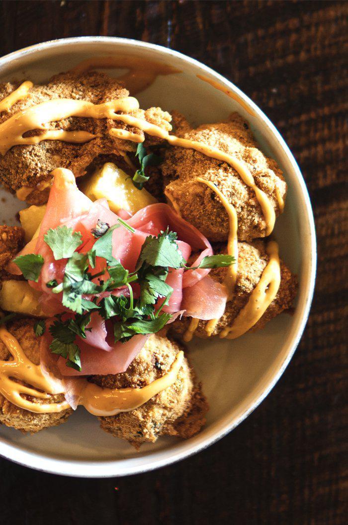Maui Wowee Pulled Pork Takiyaki