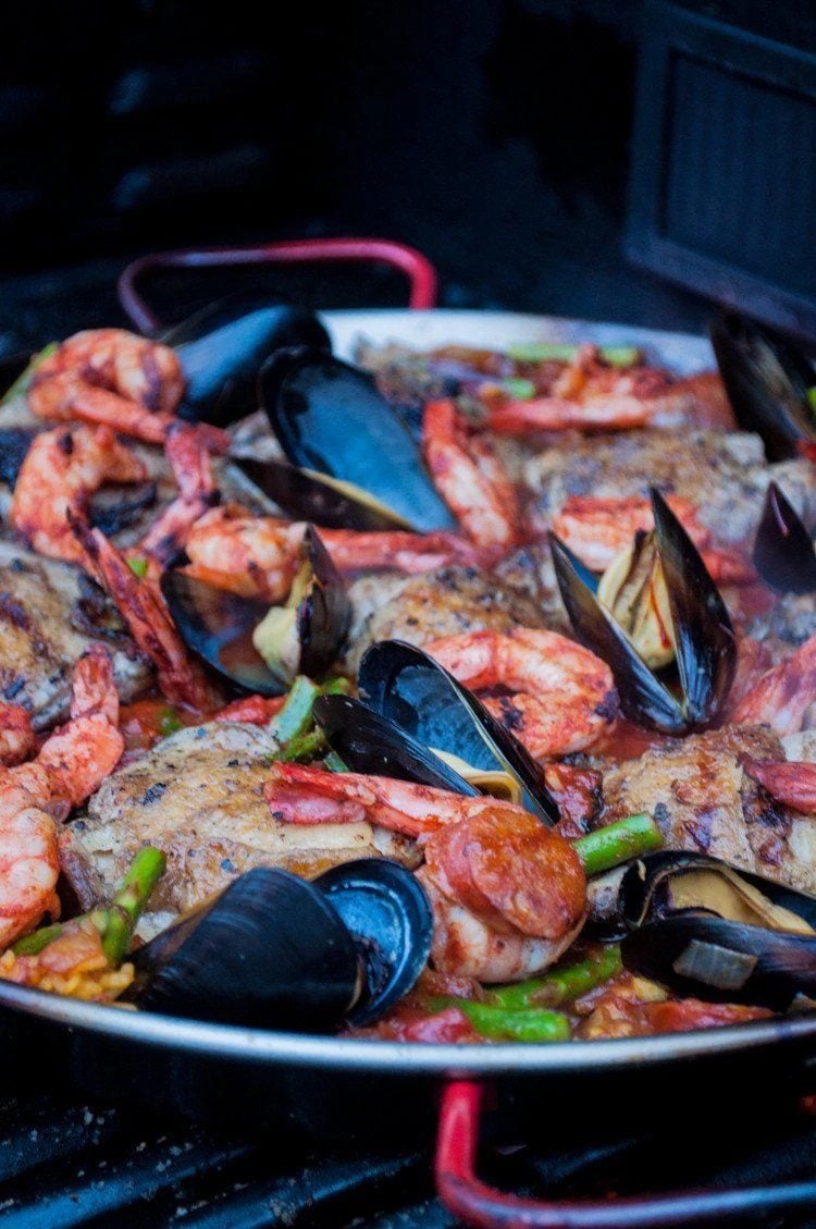 Saffron Grilled Paella