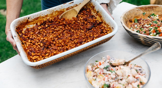 Image of Summer Side: Maple Baked Beans