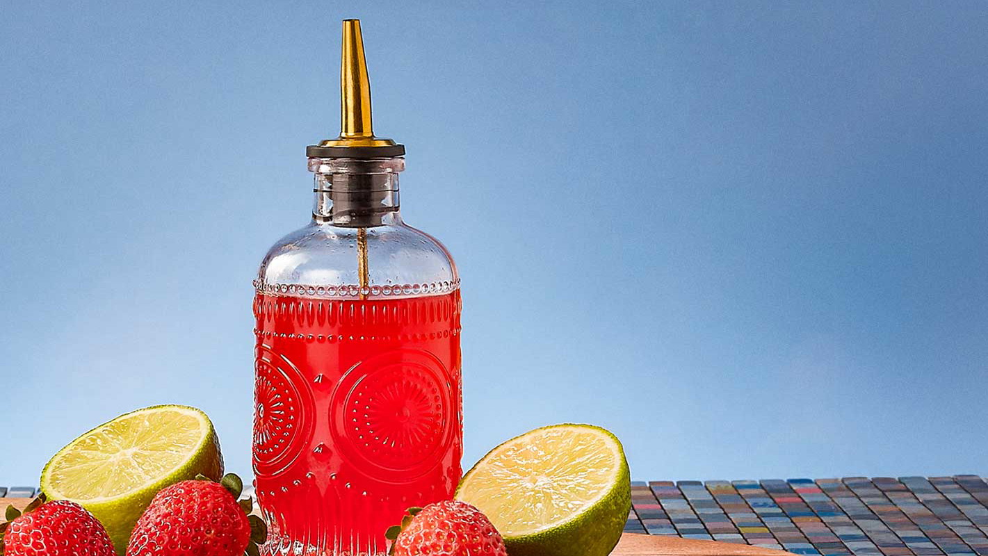 Image of Strawberry Lemon-Lime Syrup