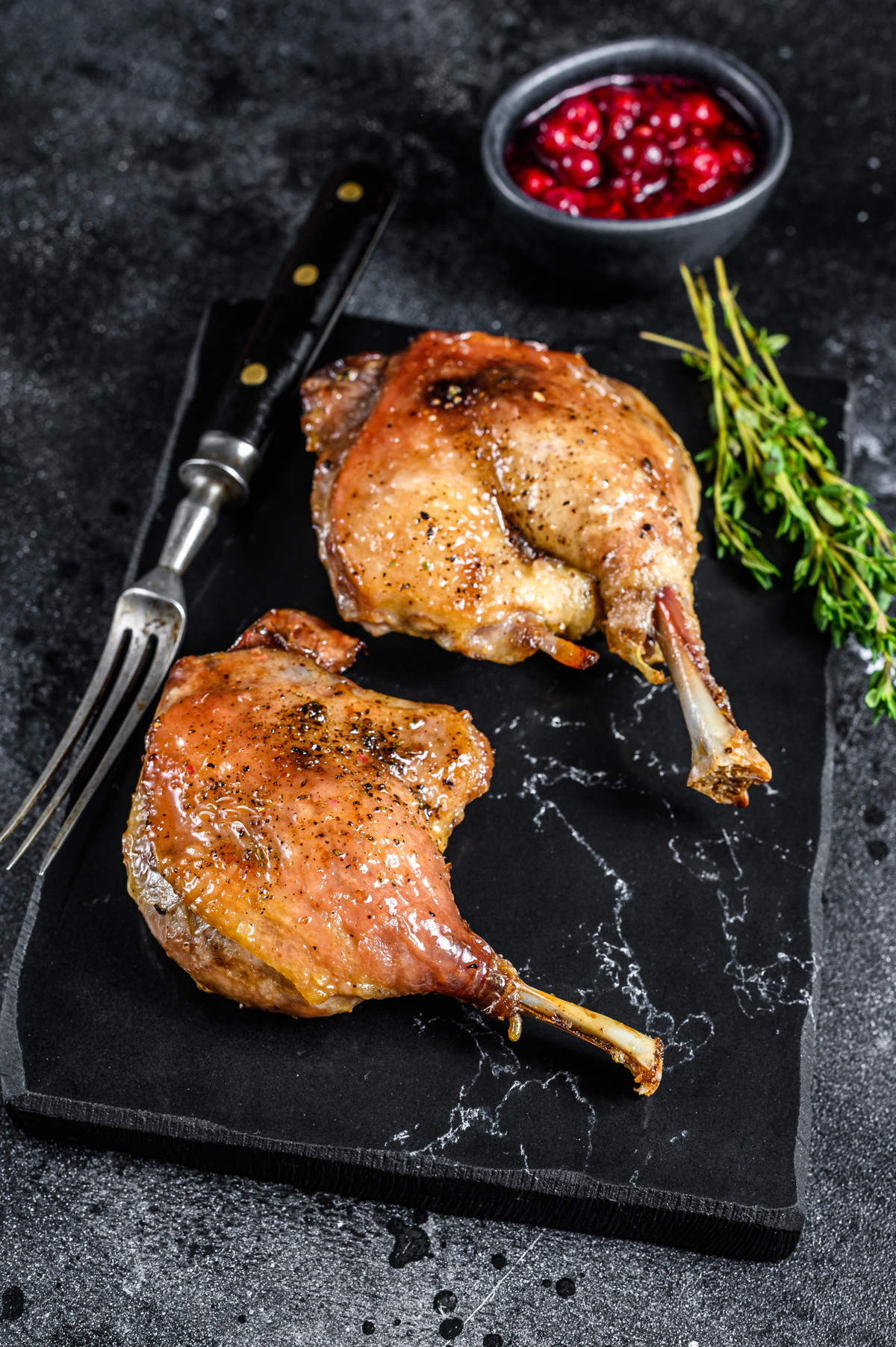 Star Anise Braised Duck with Orange and Honey Glaze