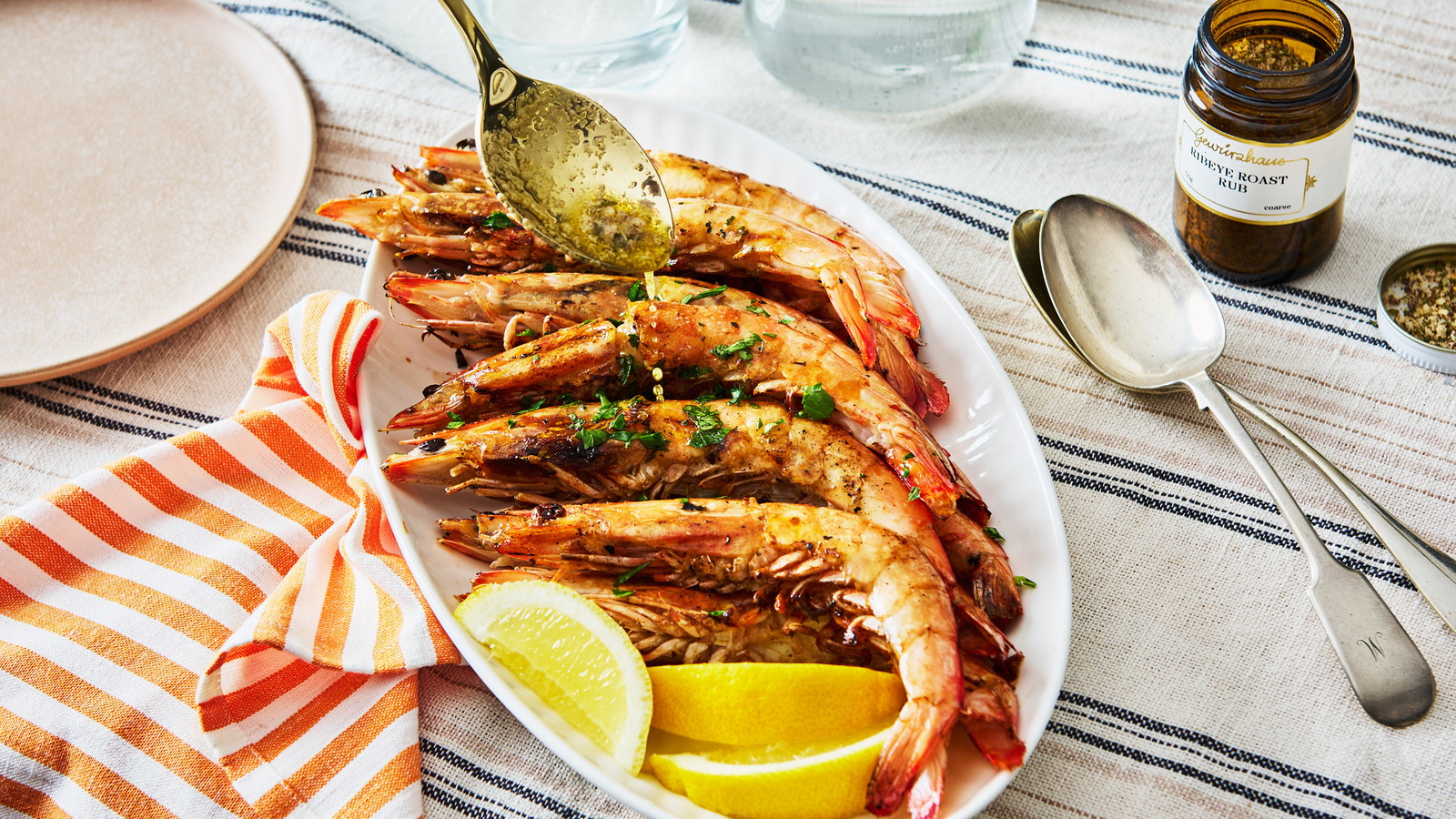 Image of Buttered Peppercorn Prawns 