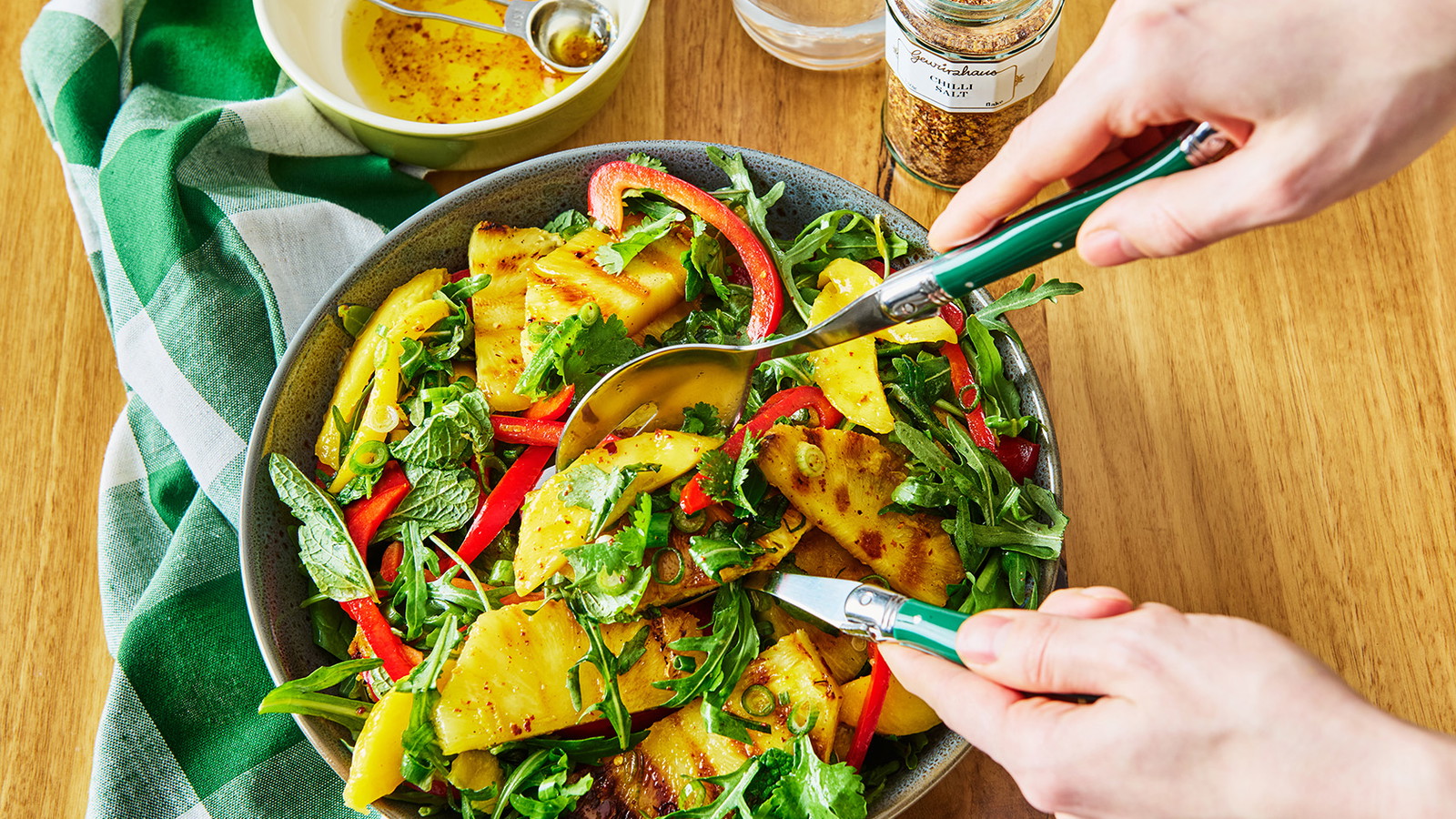 Image of Charred Pineapple & Mango Salad