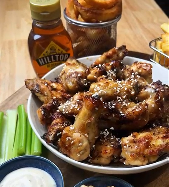 Honey Garlic Chicken Wings 