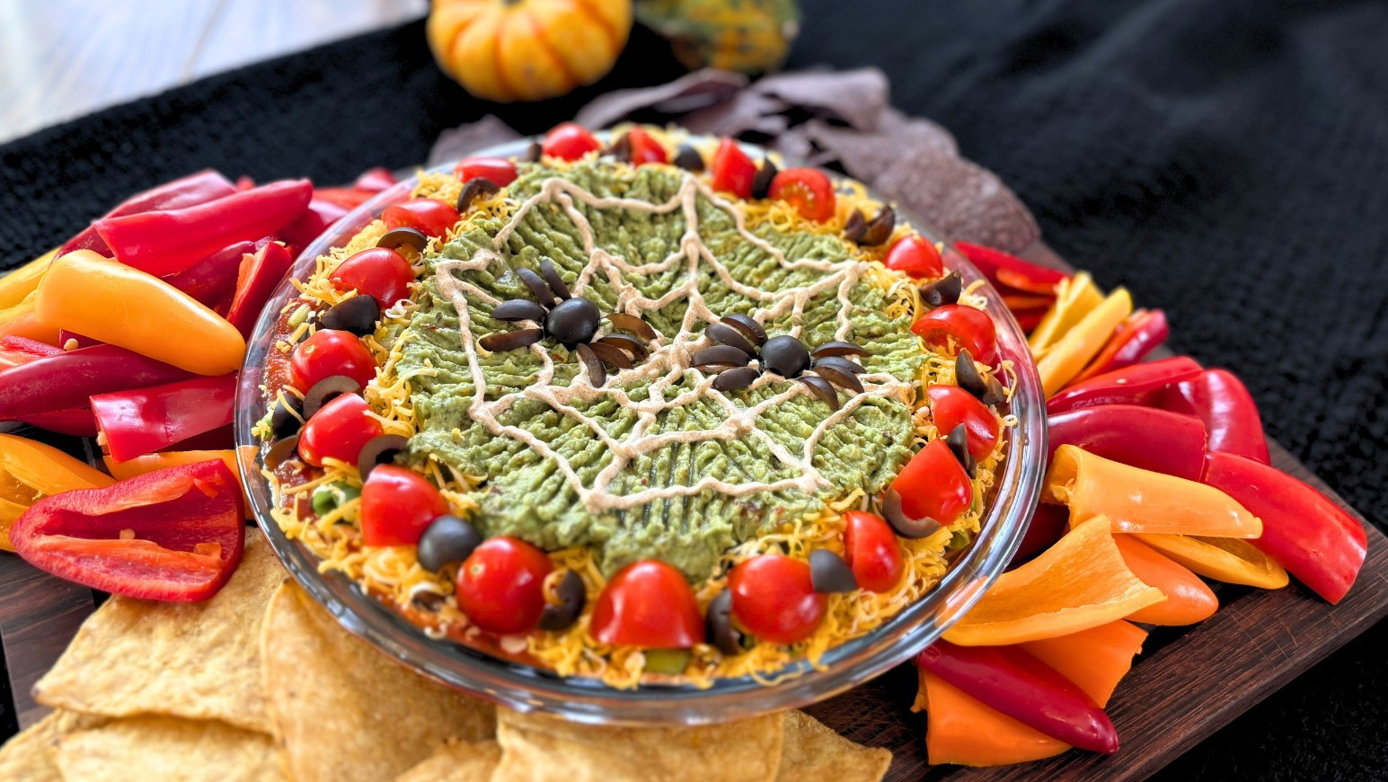 Image of Spiderweb Seven Layer Dip Board