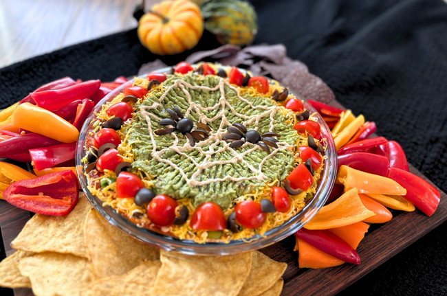 Image of Spiderweb Seven Layer Dip Board