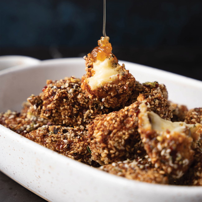 Image of Pistachio Crumbed Fried Brie