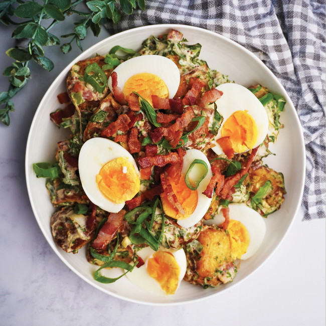 Image of Twice Cooked Crispy Potato & Bacon Salad