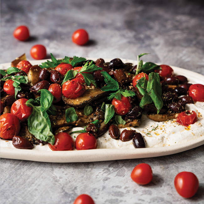 Image of Whipped Feta Loaded with Garlicky Eggplant