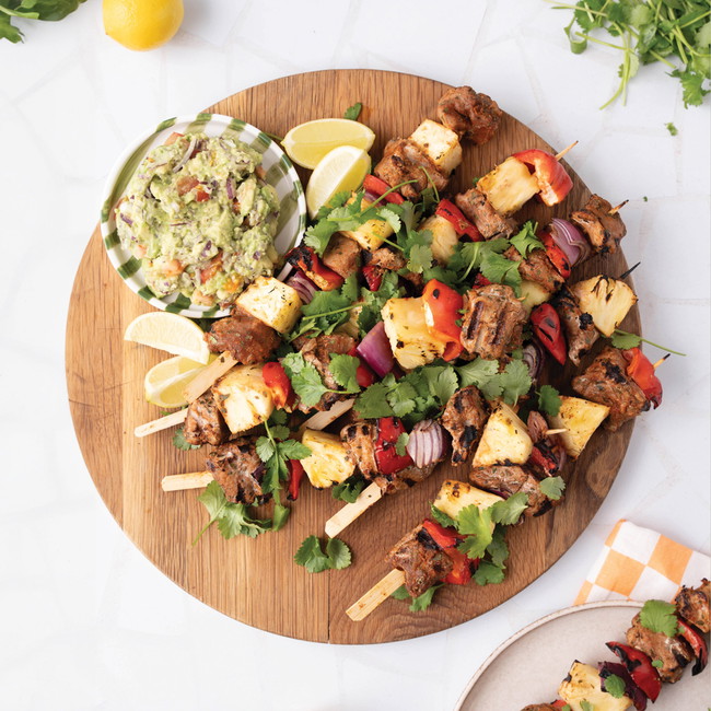 Image of Peri Peri Pork & Pineapple Skewers