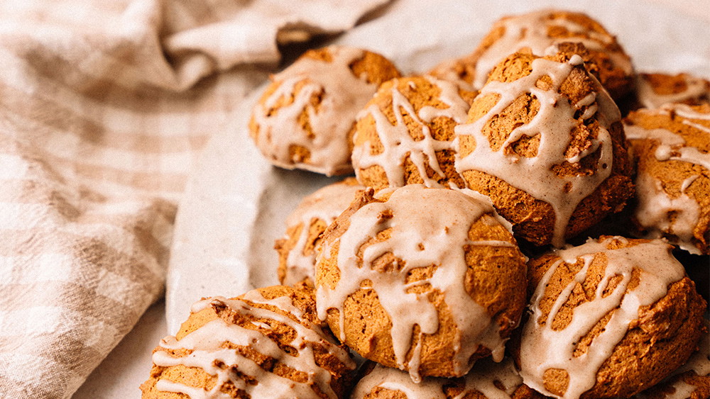 Image of Pumpkin Spice Iced Cookies