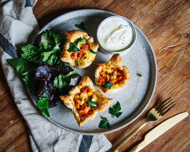 Image of Kürbis-Feta Mini-Quiche