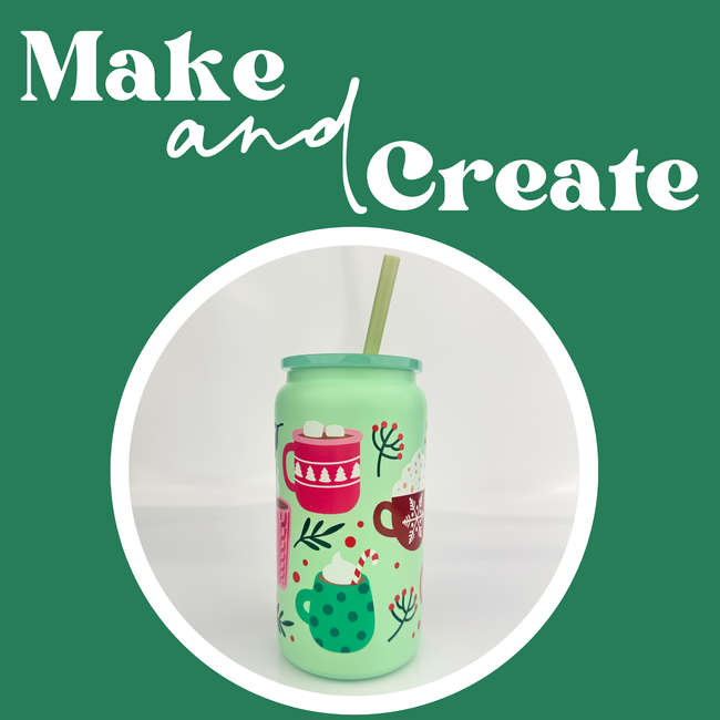 Image of Festive Holiday Can Cup